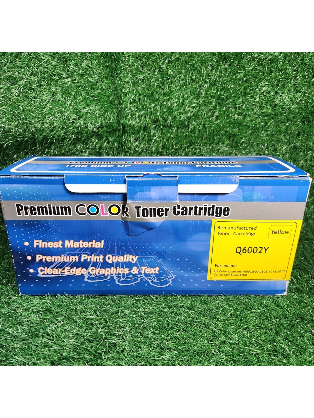 Remanufactured Yellow Toner Q6002Y Fits HP LaserJet 2600 2605 Canon LBP 5000